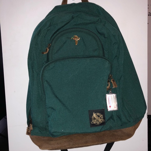 eddie bauer canvas backpack